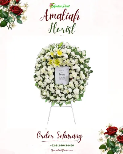 Krans Bunga Duka Cita kadubera